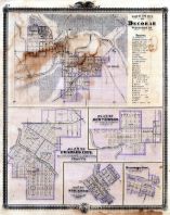 Decorah City, Charles City, Northwood, Elkader, Strawberry Point, Iowa 1875 State Atlas